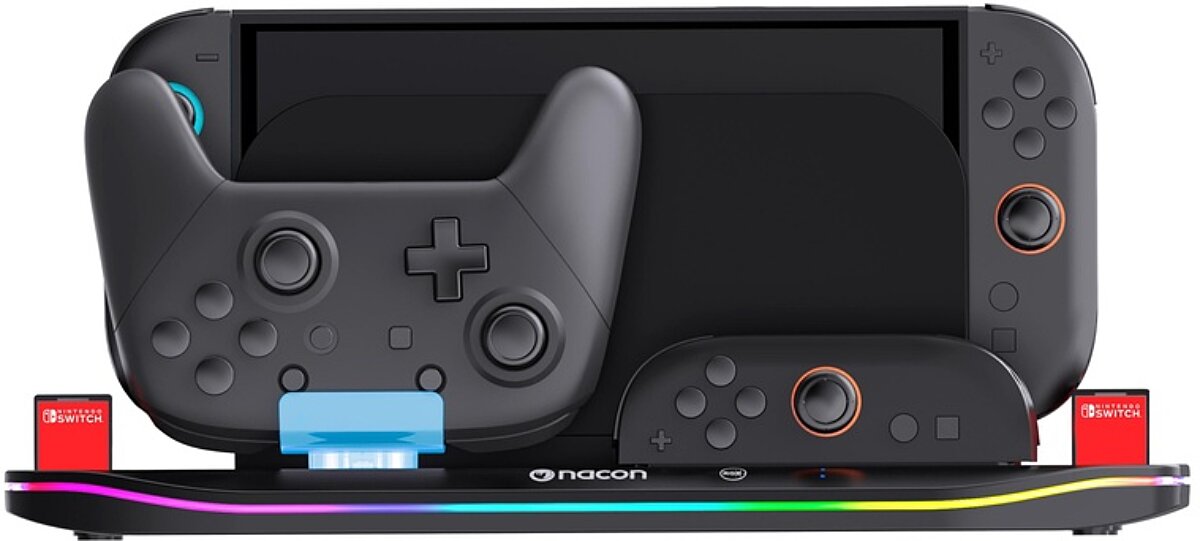Nacon   Charging   Station       Nintendo   Switch   Ii    Oplad       Joy - Con    Konsol   Tilbehør   Geekd   Dk