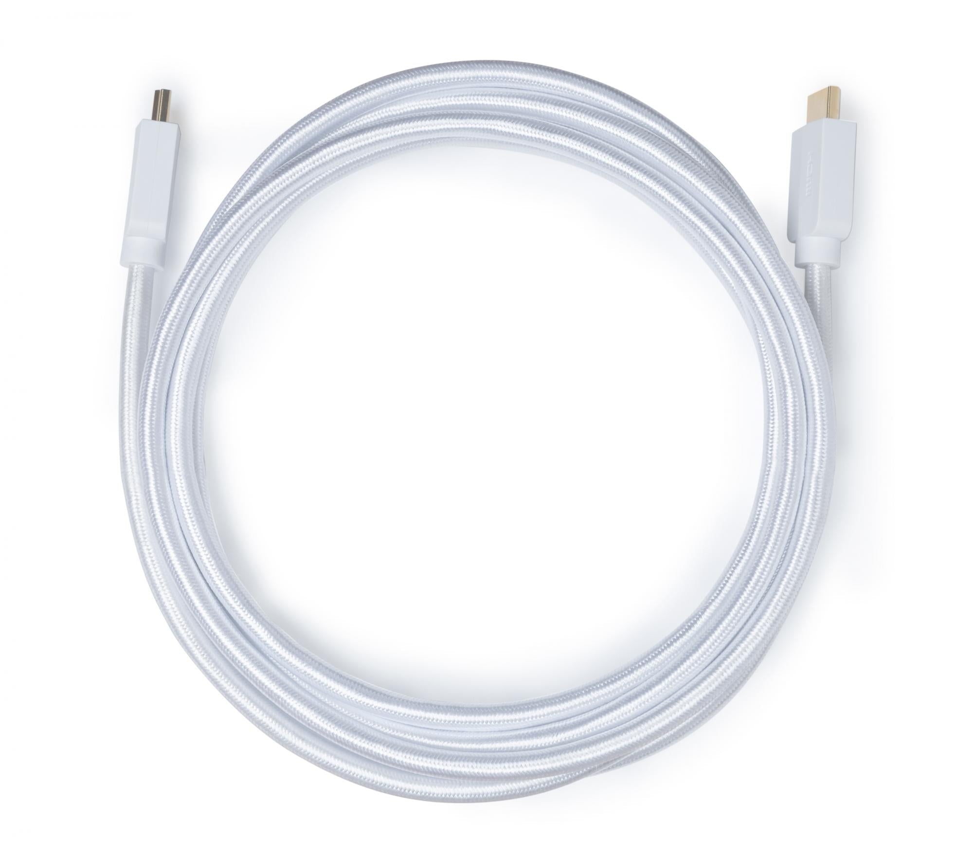 Nacon   Hdmi   Cable           Braided    8k     3â   M    White   Videokabel   Geekd   Dk