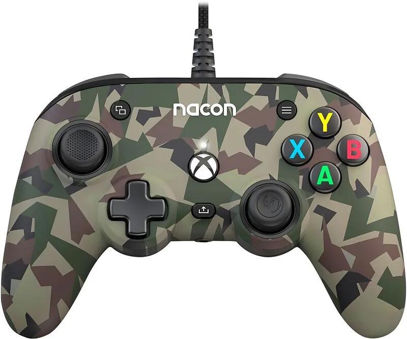 Nacon   Pro   Compact   Kablet   Controller   Camo   Grøn    Xbox   Series   X