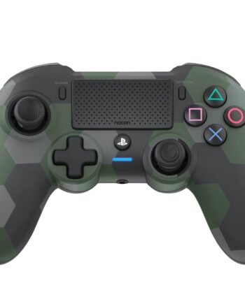 Nacon   Trådløs   Dualshock       V2   Controller   Asymmetric   Camo   Grøn    Ps4