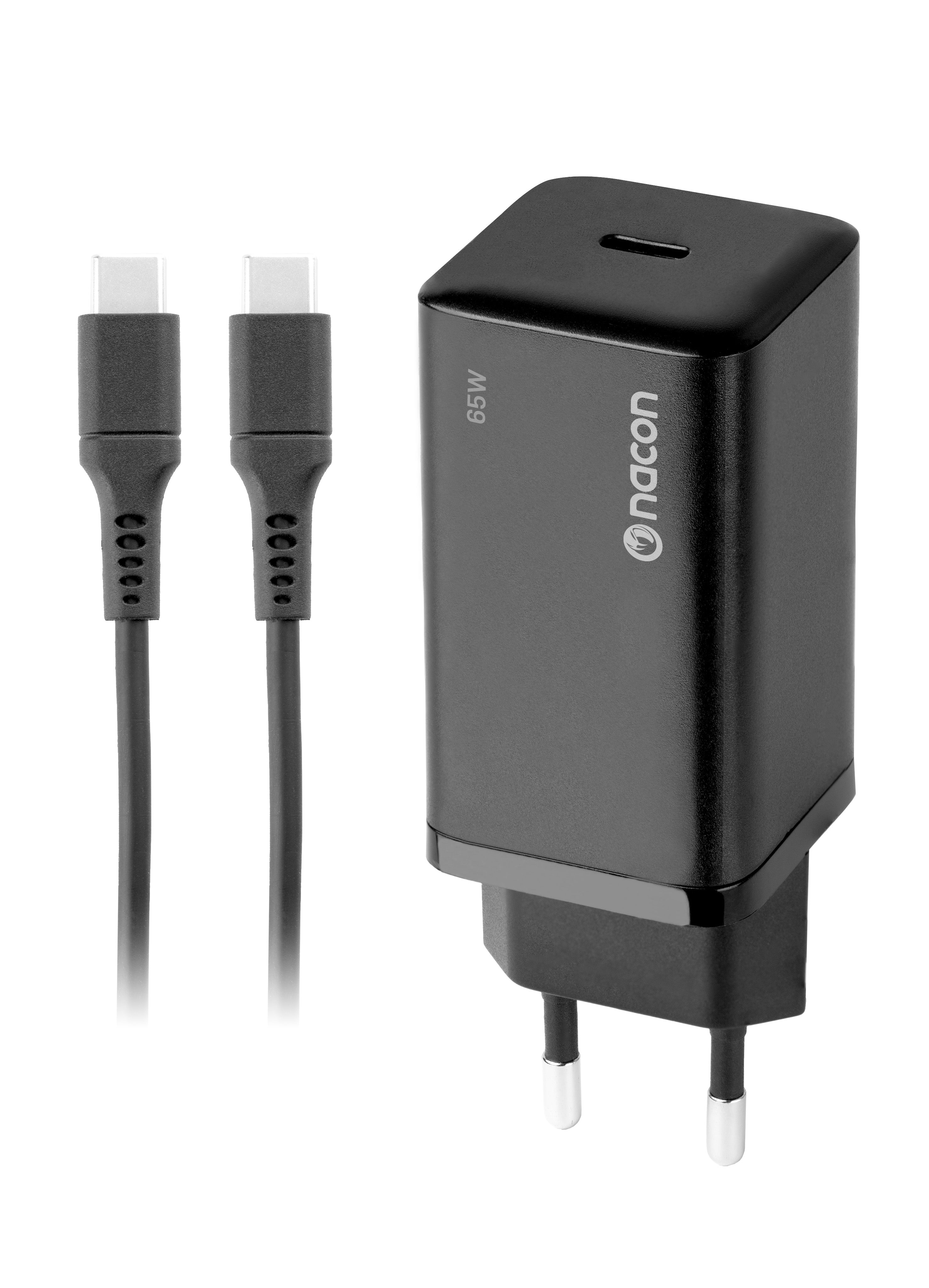Nacon   65w   Ac - Adapter   Til   Nintendo   Switch   Ii             M   Usb - C    Sort    Konsol   Tilbehør   Geekd   Dk