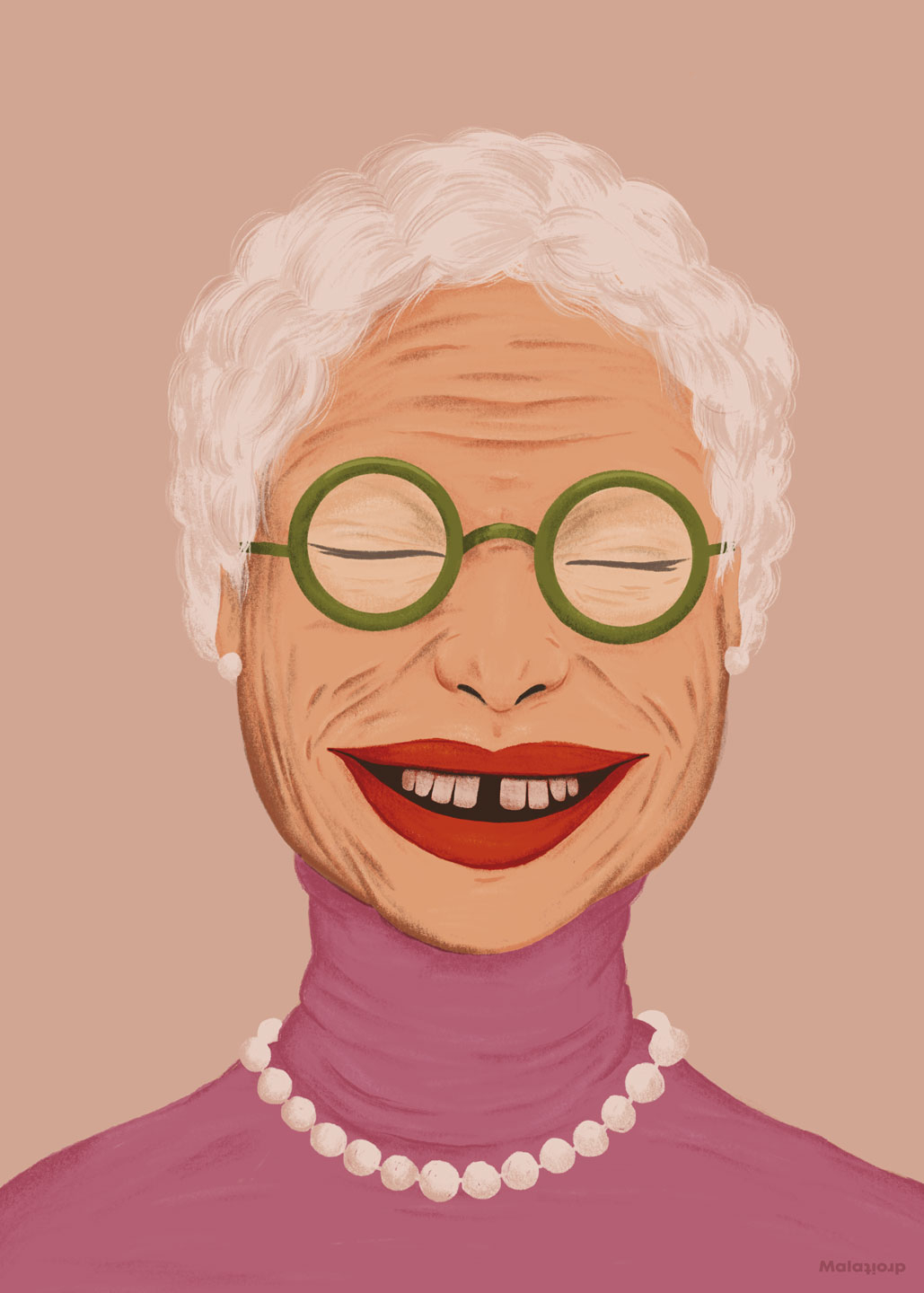 Nærsynet   Rosa   Pink   Af   Maladroit