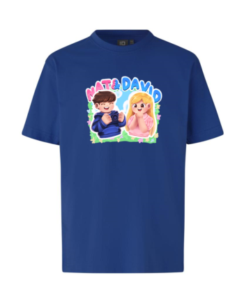 Nat   David   Tee   Blå   T - Shirt   Geekd   Dk