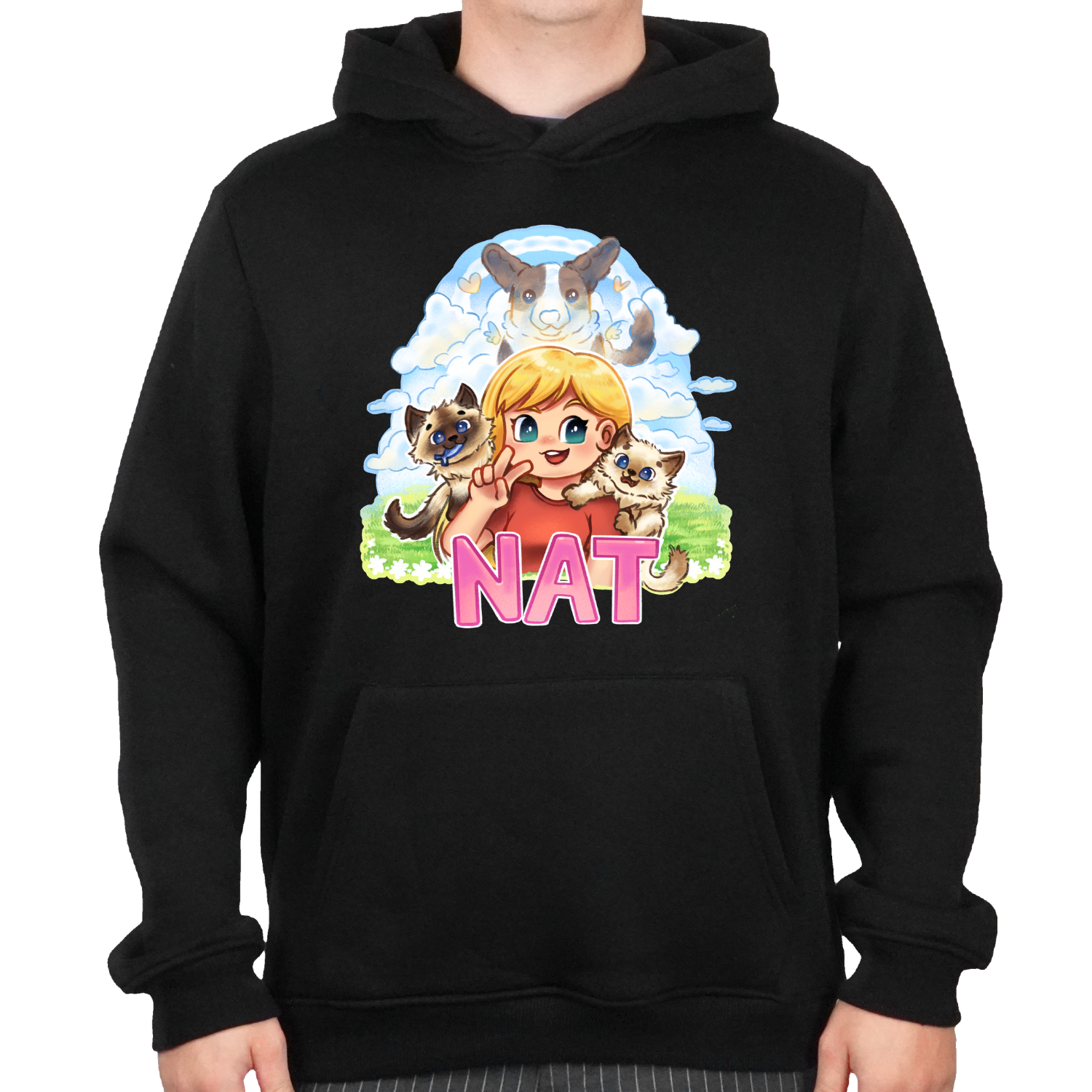 Nat   Kæledyr   Hoodie   Geekd   Dk