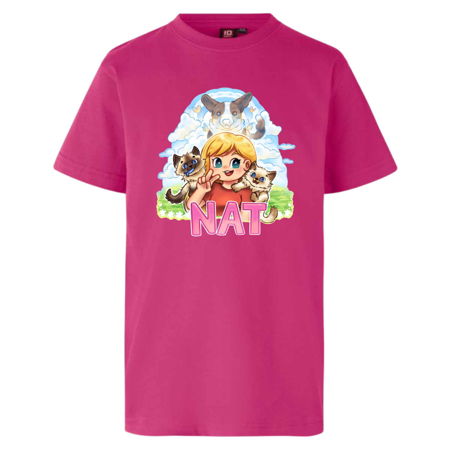 Nat Kæledyr Tee T - Shirt Geekd Dk