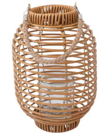 Naturfarvet   Lanterne   I   Polyrattan    Lille    Josephine