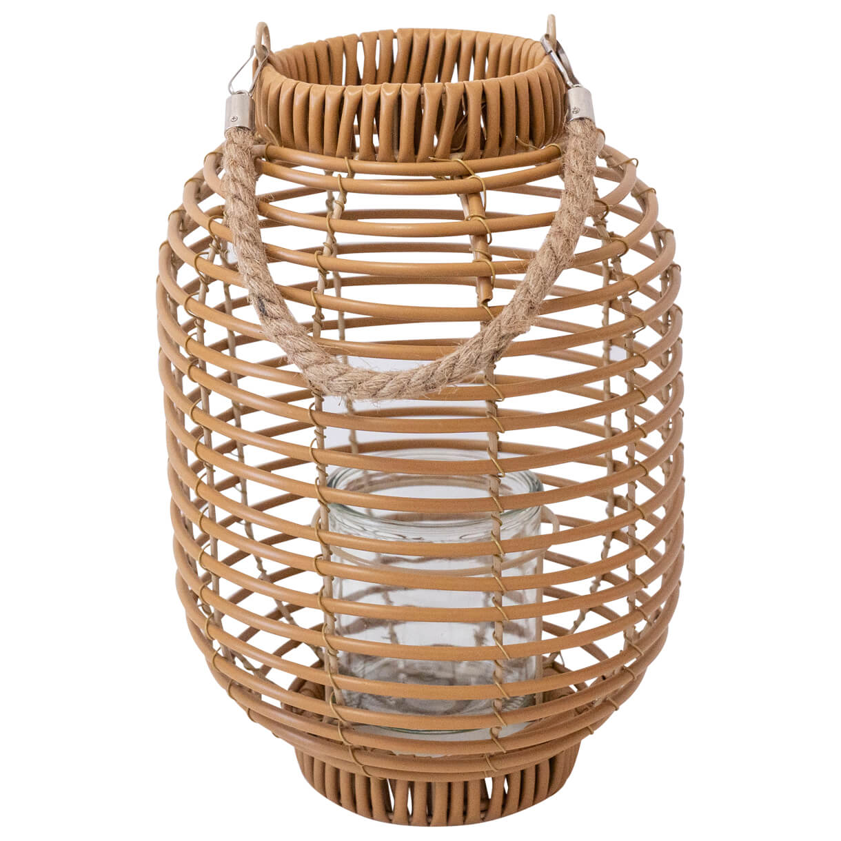 Naturfarvet Lanterne I Polyrattan Lille Josephine