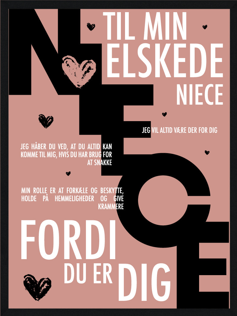 Niece Plakat Personlig Plakat