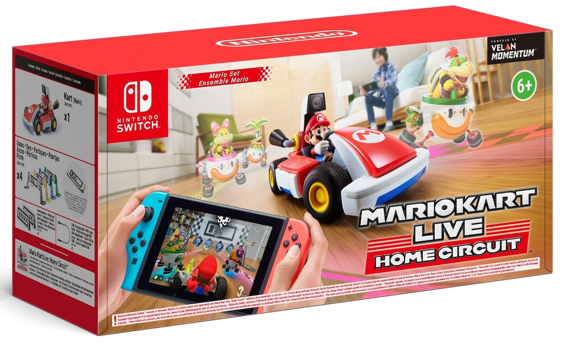 Nintendo   Mario   Kart   Live :  Home   Circuit   Mario   Set   Nintendo   Switch   Tilbehør   Geekd   Dk
