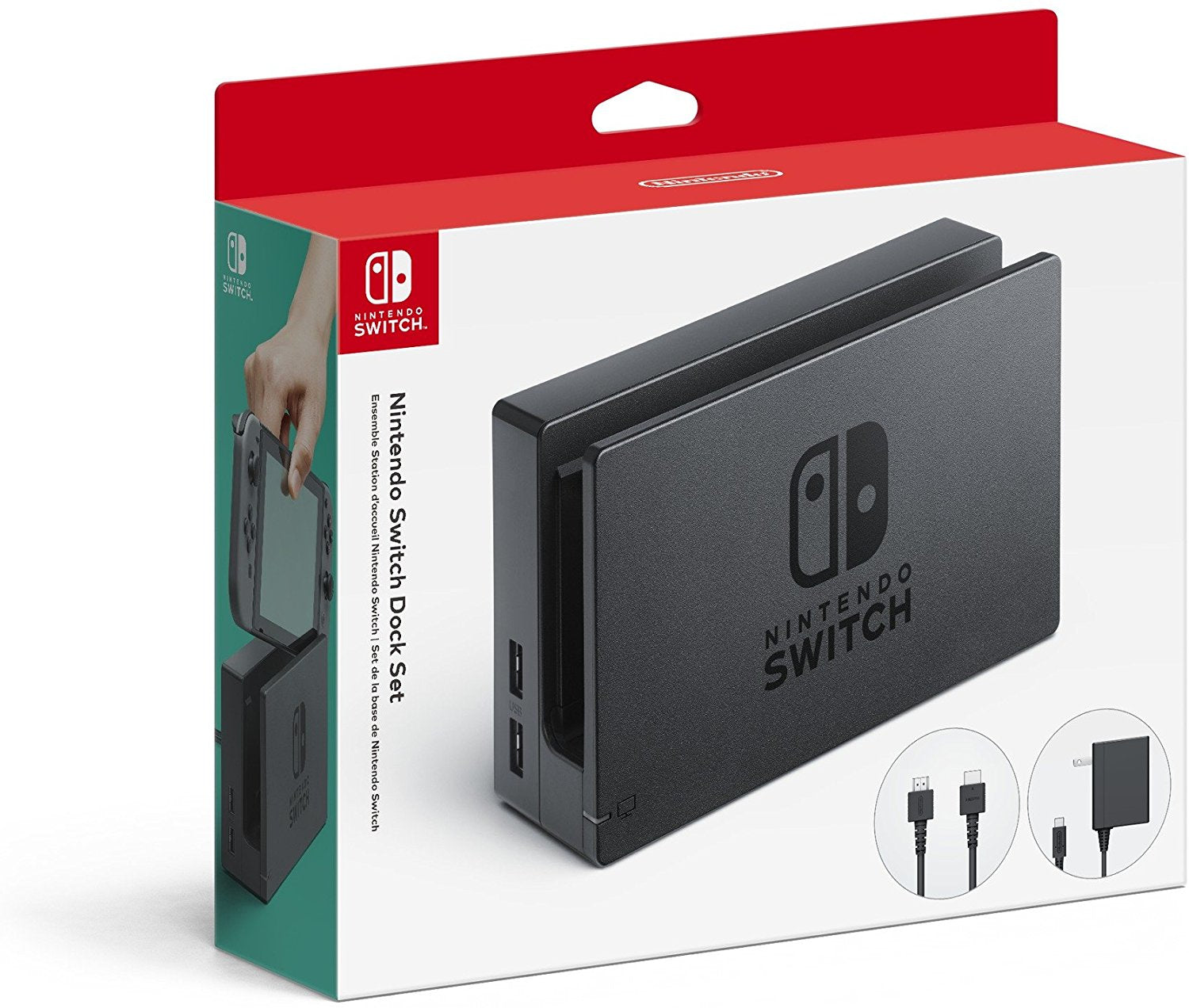 Nintendo   Switch   Dock   Set   Opladningssystem   Oplader   Geekd   Dk