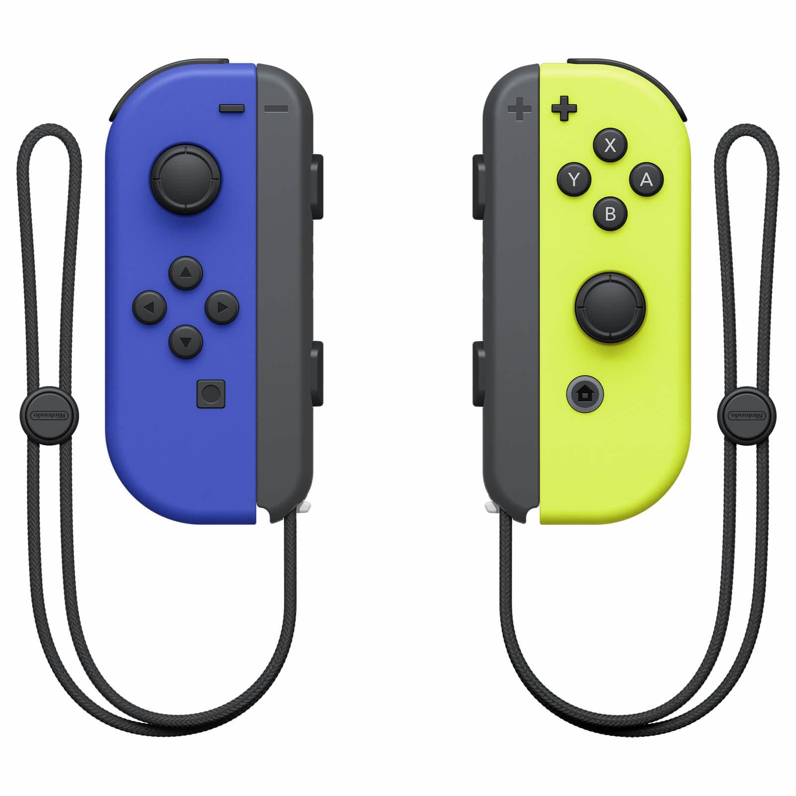 Nintendo   Switch   Joy - Con   Controller   Pair   Blå    L      Neon   Gul    R