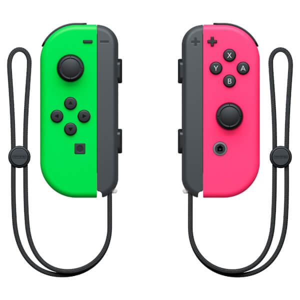 Nintendo   Switch   Joy - Con   Controller   Pair   Neon   Grøn    Neon   Pink    L     R