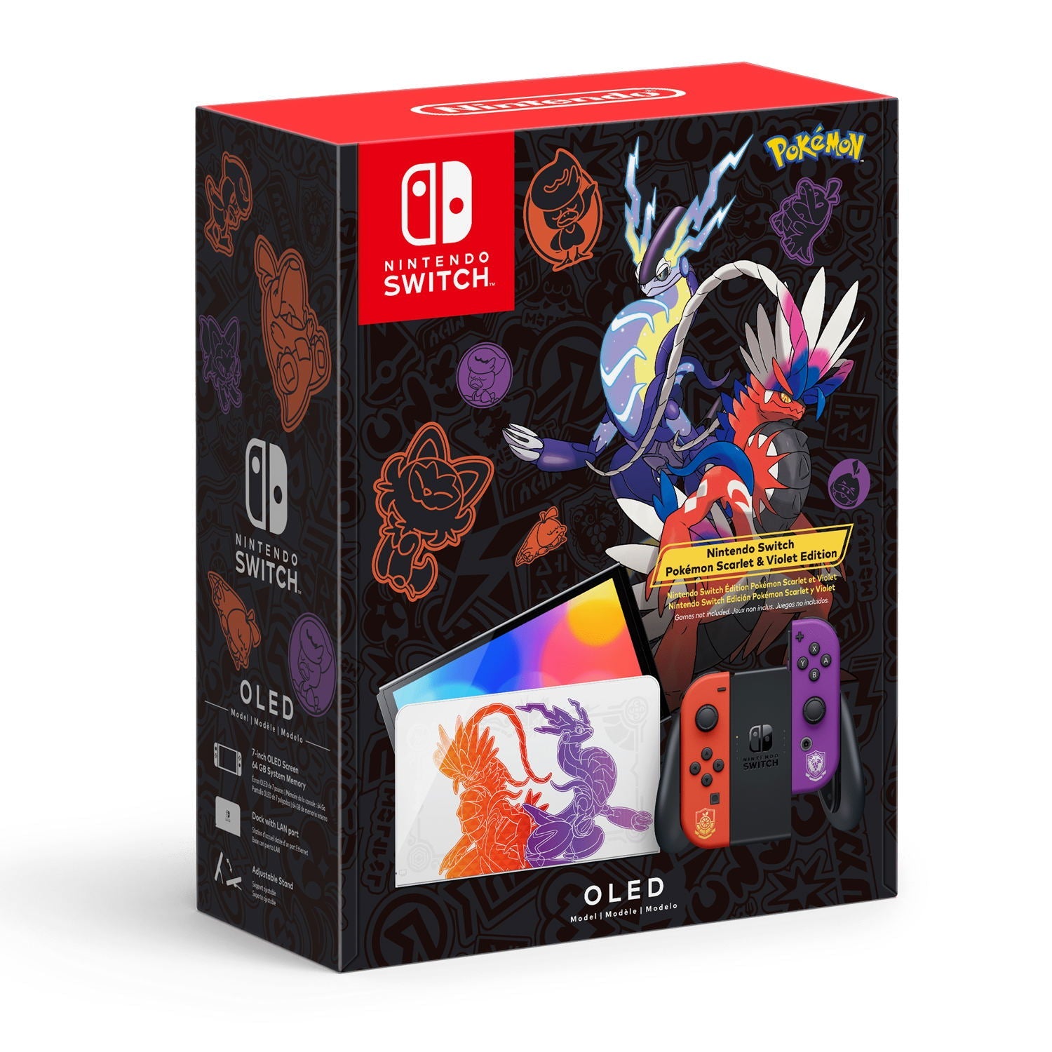 Nintendo   Switch   Oled     Pokémon   Scarlet     Violet   Edition   Nintendo   Switch   Spil   Geekd   Dk