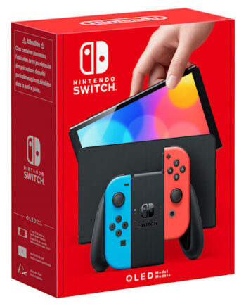 Nintendo   Switch    Oled - Model    Neon - Red   Neon - Blue