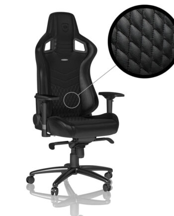 Noblechairs   Epic   Real   Leather   Black   Black   Stol   Geekd   Dk