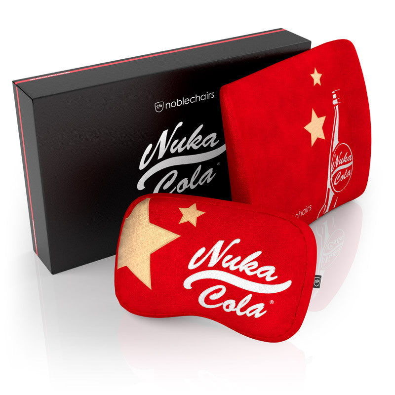 Noblechairs   Memory   Foam   Pudesæt   Til   Gamingstol   Fallout   Nuka - Cola   Edition   Puder   Geekd   Dk