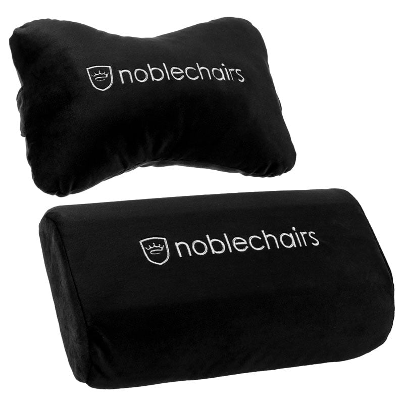 Noblechairs   Pudesæt   Til   Gamingstol   Epic   Icon   Hero   Black   White   Puder   Geekd   Dk