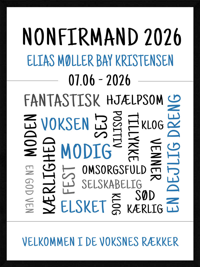Nonfirmand   Plakat     Dreng