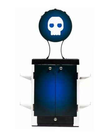 Numskull   Ps5   Inspired   Blå   Og   Hvid   Gaming   Skab