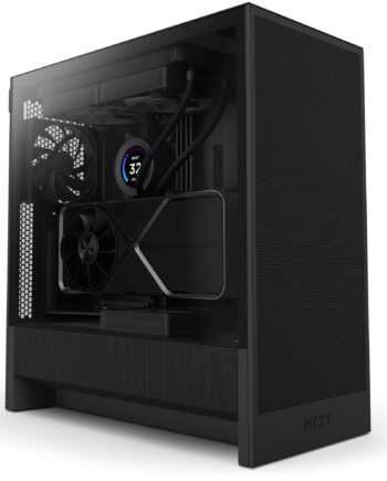 Nzxt   H5   Flow    2024    Mid   Tower   Kabinet   Sort   Geekd   Dk