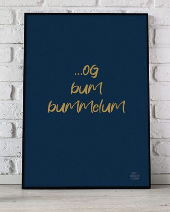 Og   Bum   Bummelum   Toiletplakat   21   X   29        A4    Kr    199  -
