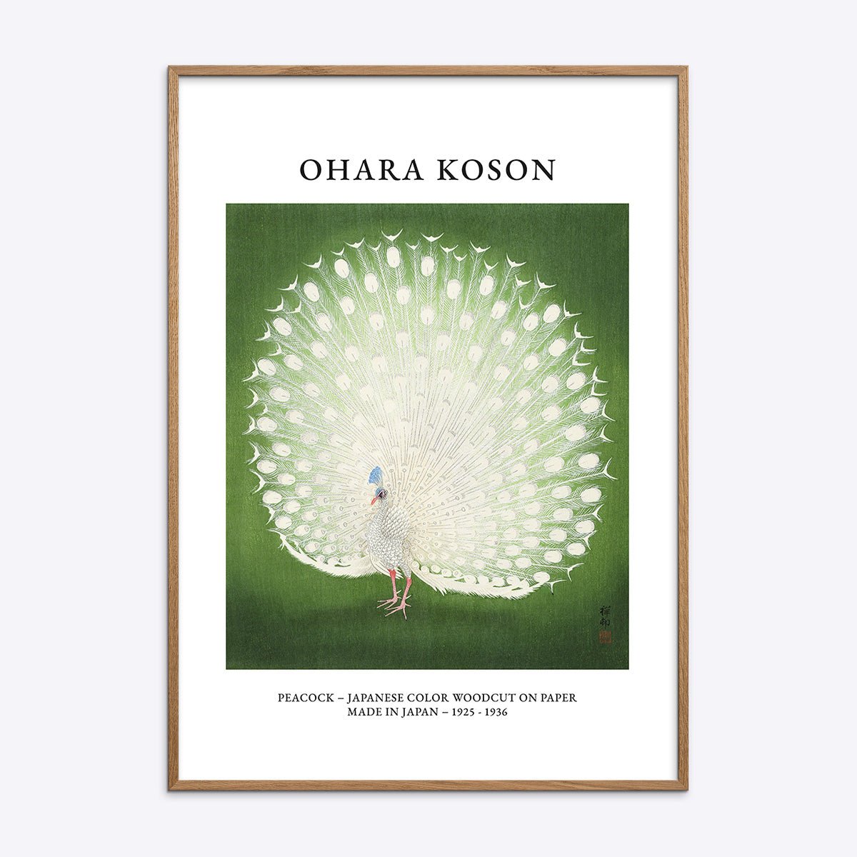 Ohara   Koson   Peacock
