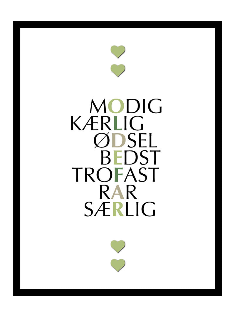 Oldefar   Citat   Plakat