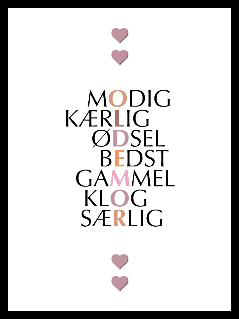 Oldemor   Citat   Plakat