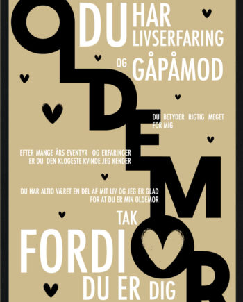 Oldemor   Plakat   Personlig   Plakat