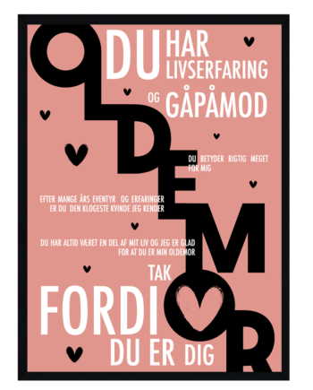 Oldemor   Plakat   Personlig   Plakat