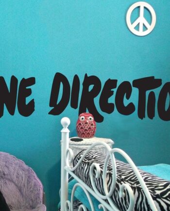 One   Direction   Logo   Text   Wallsticker