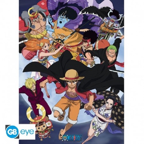 One Piece Wano Raid Poster Plakat 52x35cm