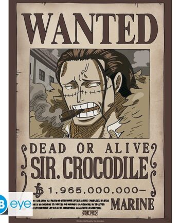 One   Piece   Wanted   Crocodile   Wano   Poster   Plakat