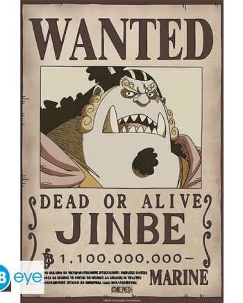 One   Piece   Wanted   Jinbe   Wano   Poster   Plakat