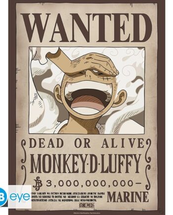 One   Piece   Wanted   Luffy   Wano   Poster   Plakat   52x38cm