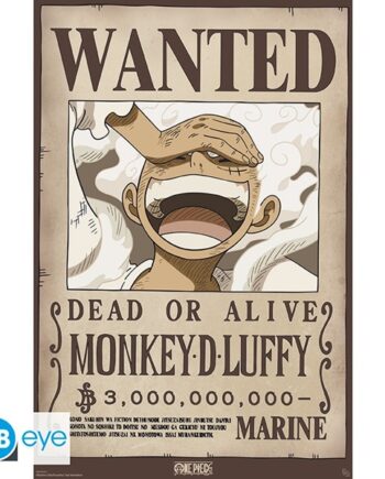 One   Piece   Wanted   Luffy   Wano   Poster   Plakat   61x91   5cm