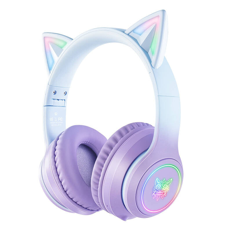 Onikuma   B90   Gaming   Headset     Blå   Lilla   Geekd   Dk