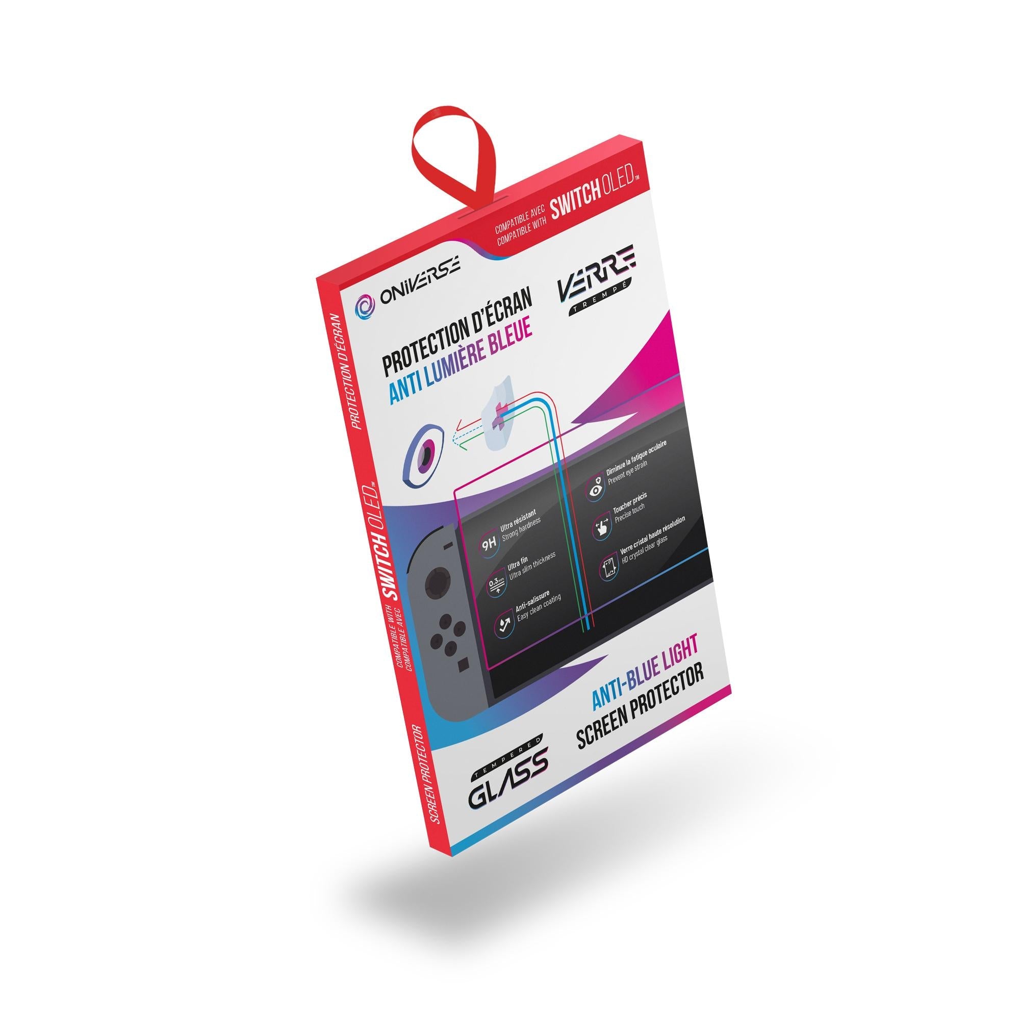 Oniverse   Anti - Blue   Light   Protective   Screen   For   Console    Switch   Oled