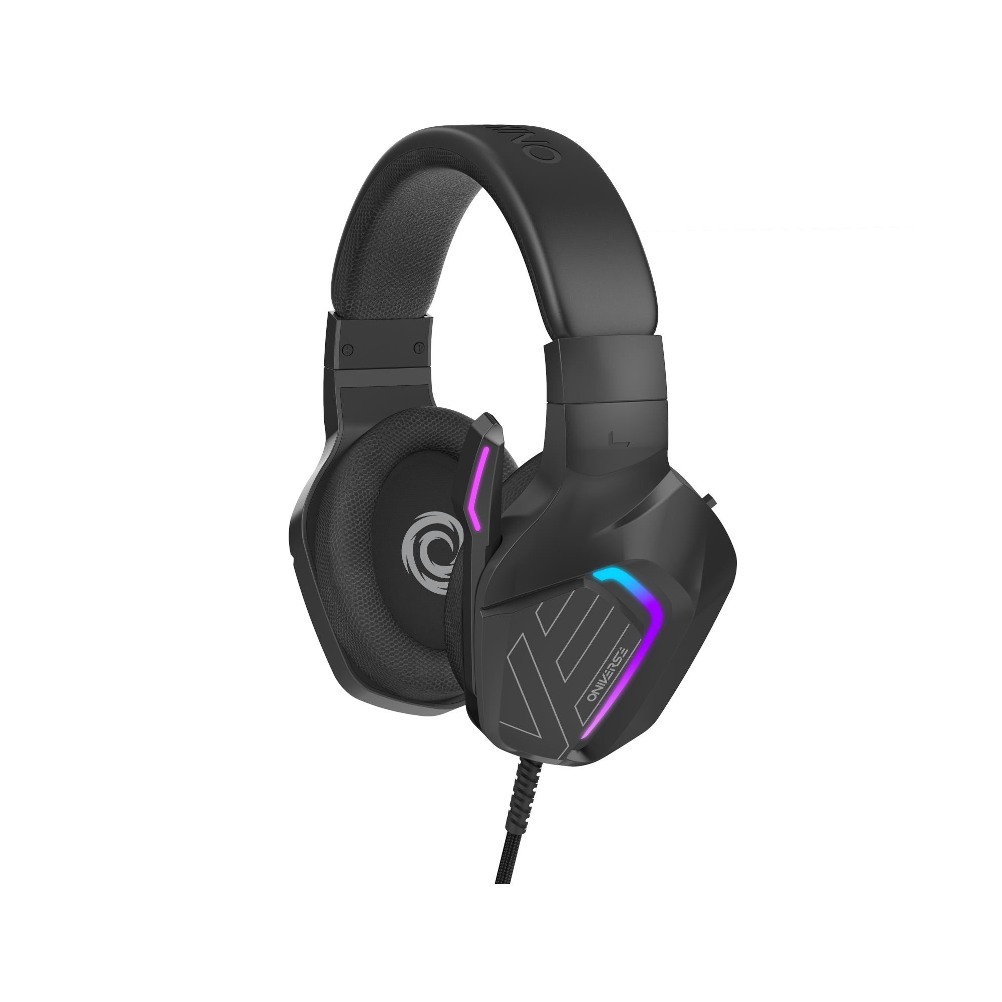 Oniverse   Gaming   Headset   Meteor   Carbon   Black
