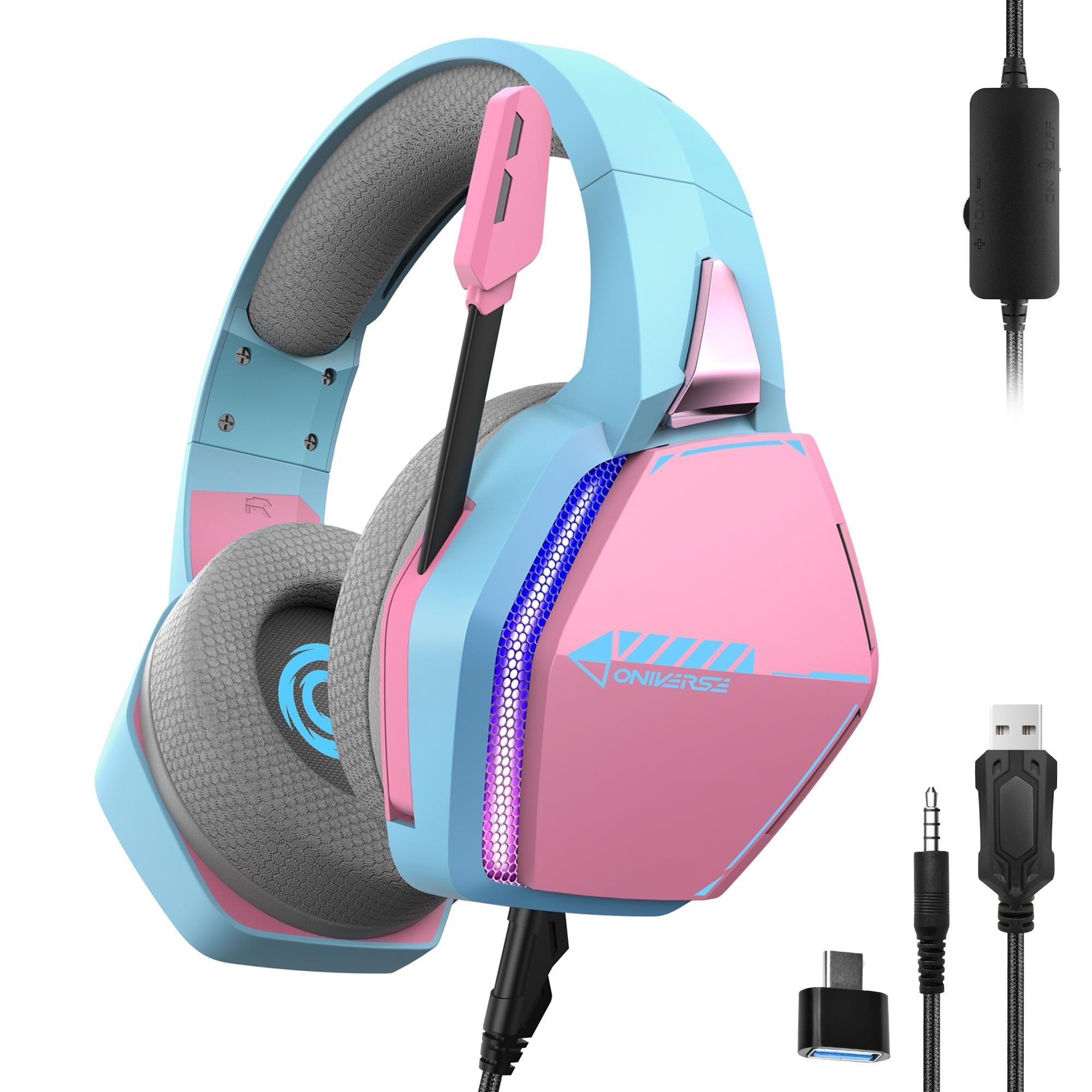Oniverse   Gaming   Headset   Nebula   Diva   Pink