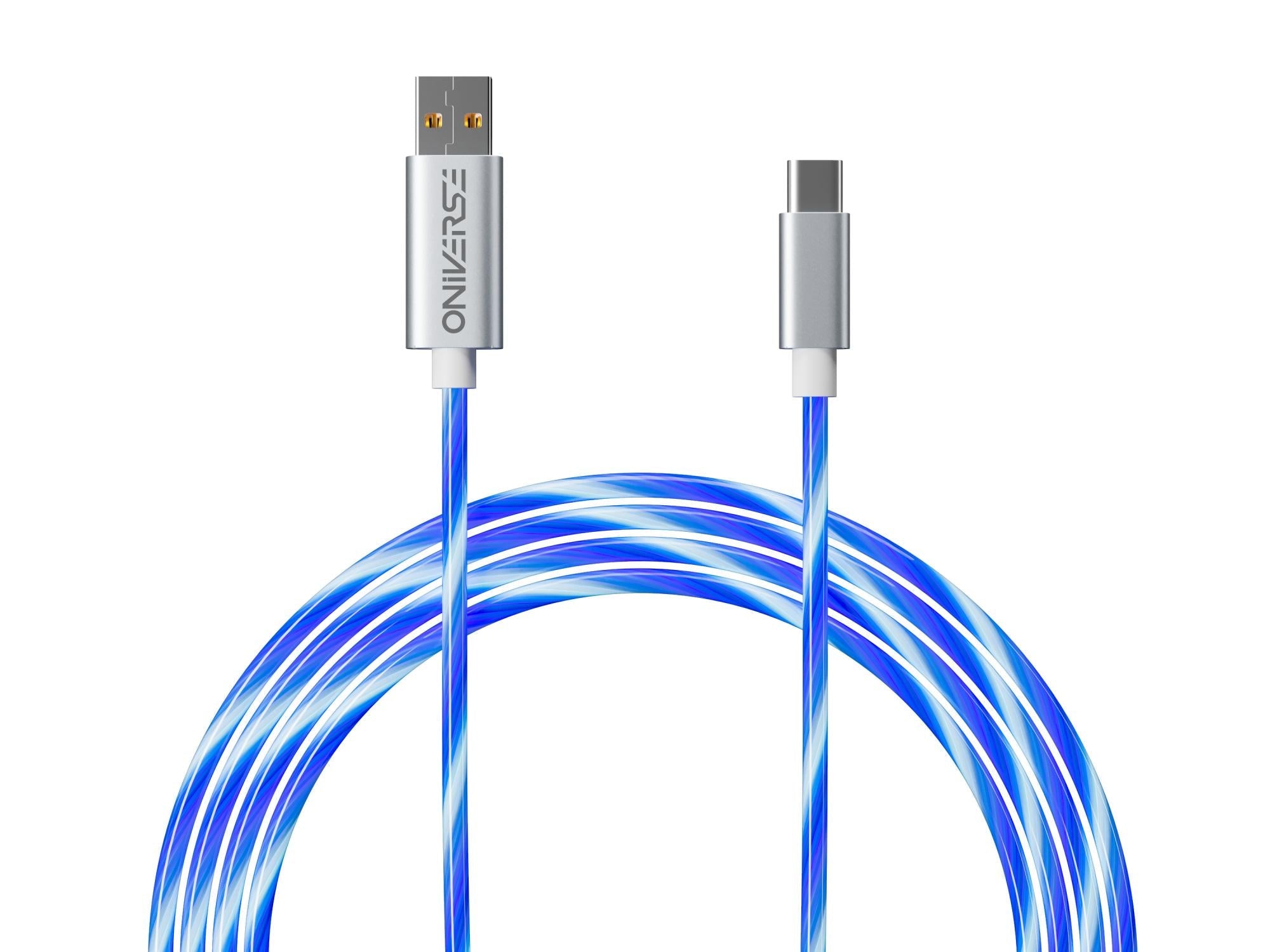 Oniverse   Led   Fast   Charging   Cable  :  Usb - C     Usb - C        M   White