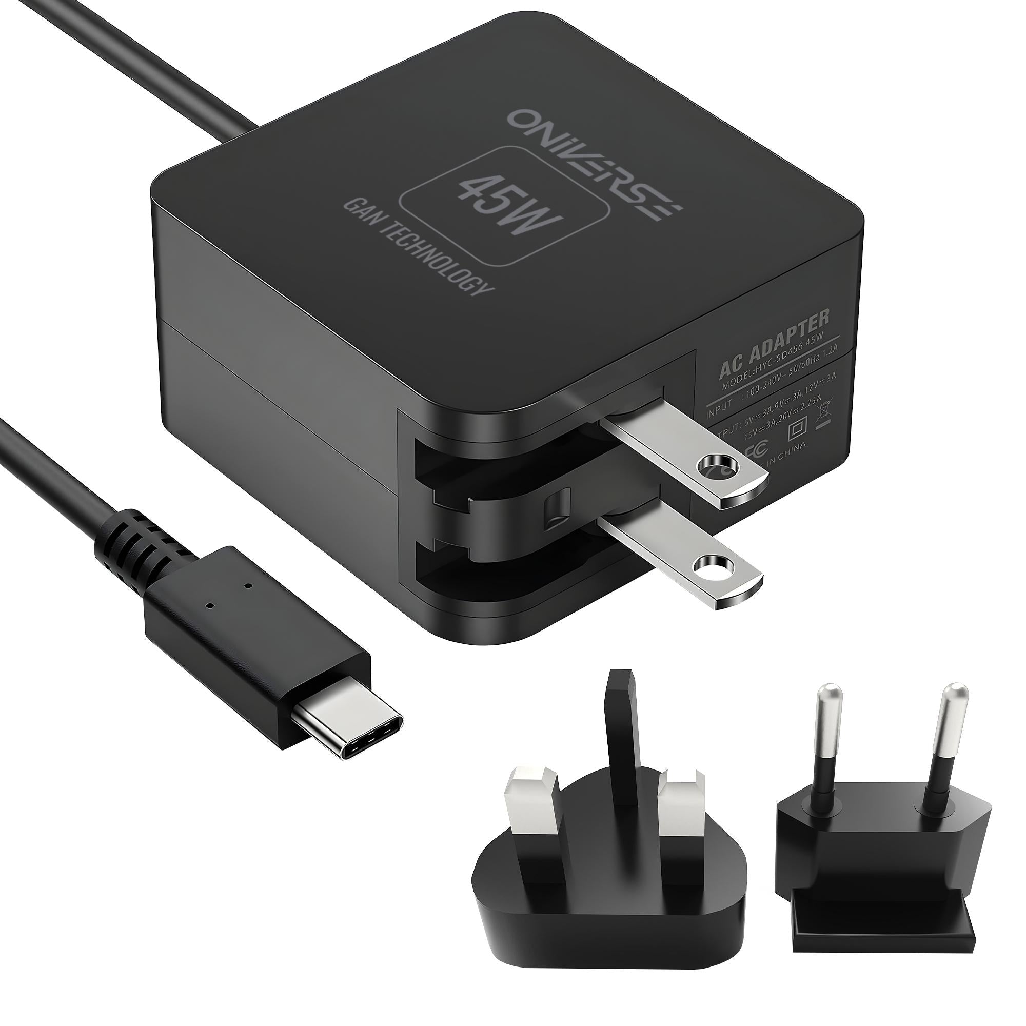 Oniverse   Nsw   International   Fast   Charger   45w   Black