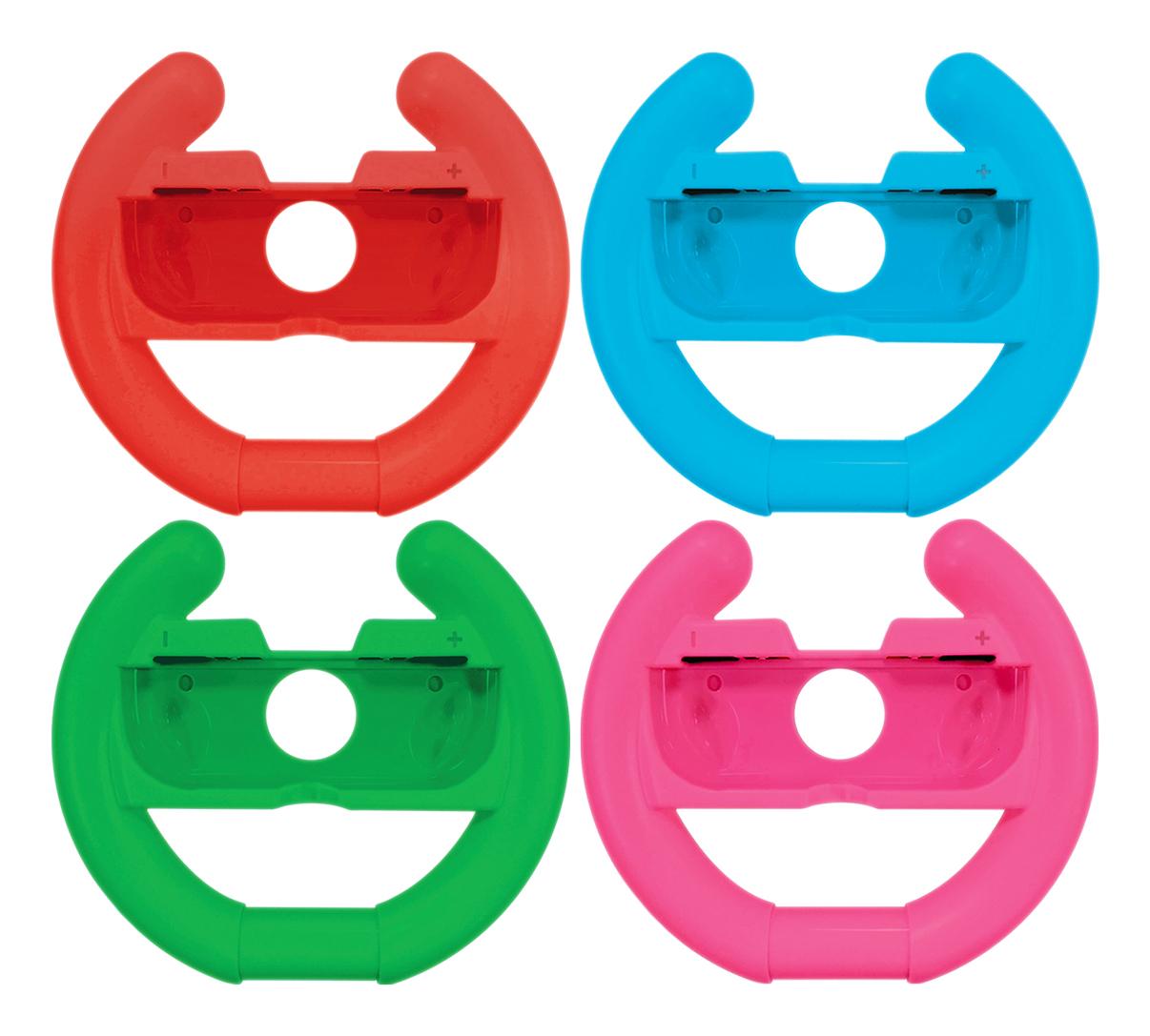 Oniverse   Pack   Of       Racing   Wheel   Controller   Holders   Blue   Red   Green   Pink