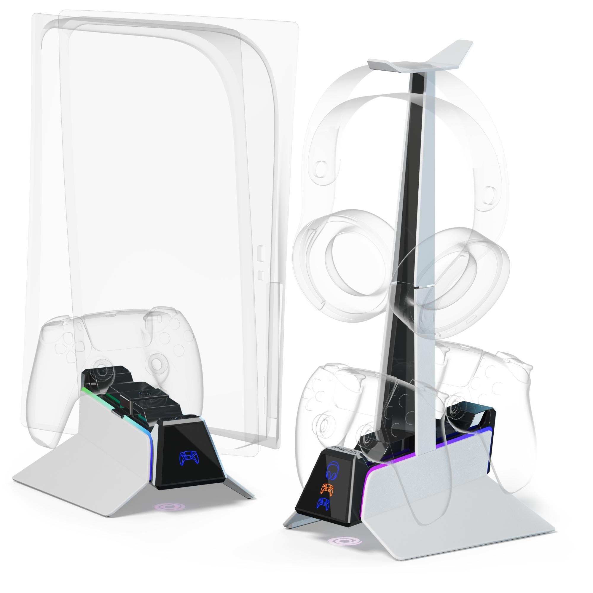 Oniverse   Ps5   Fast   Charging   Station   X3   Konsol   Tilbehør   Geekd   Dk