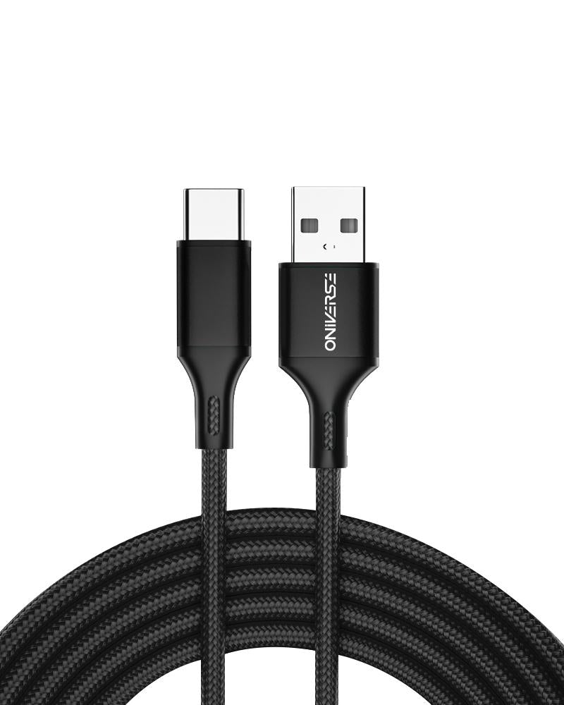 Oniverse   Usb - A   To   Usb - C   Charge   Cable        M   Black   Konsol   Tilbehør   Geekd   Dk