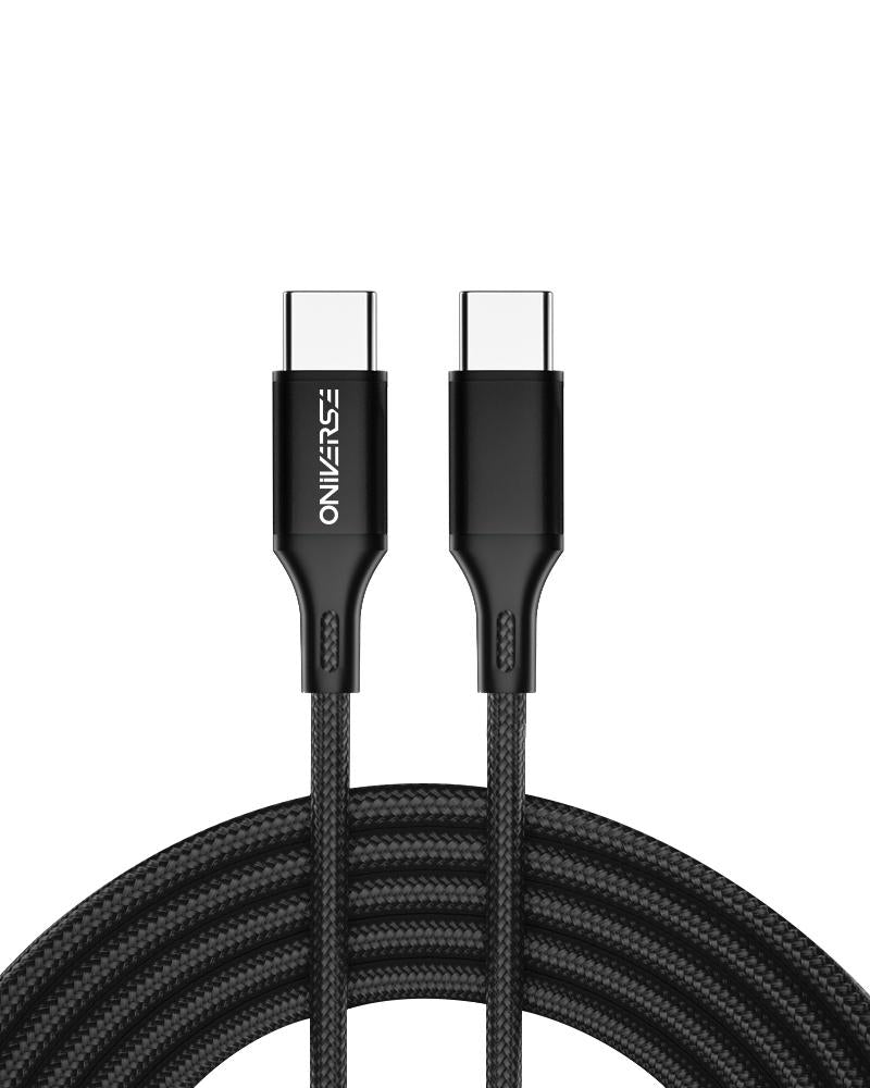Oniverse   Usb - C   To   Usb - C   Charging   Cable        M   Black   Konsol   Tilbehør   Geekd   Dk