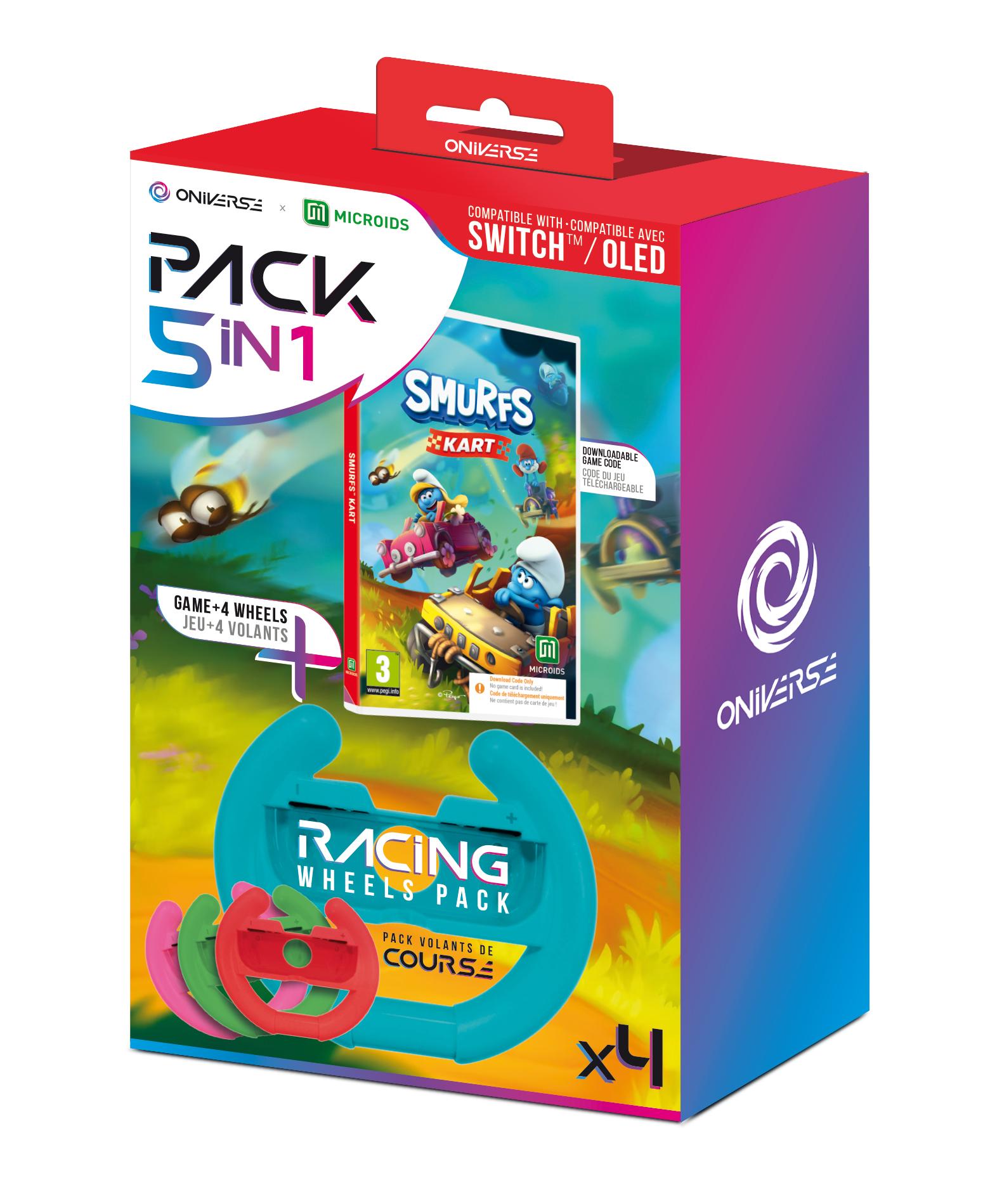 Oniverse       Wheels     Smurfs   Kart    Code   In   Box