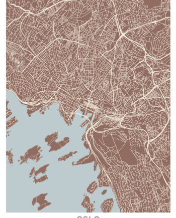 Oslo   Kort   Af   Illux