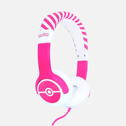Otl   Junior   Headphones   Pokemon   Pokeball   Pink    Pk0842