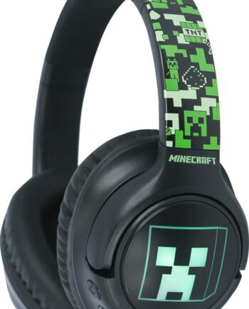 Otl   Minecraft   Wireless   Headphones   With   Led   Light   Headset   Geekd   Dk